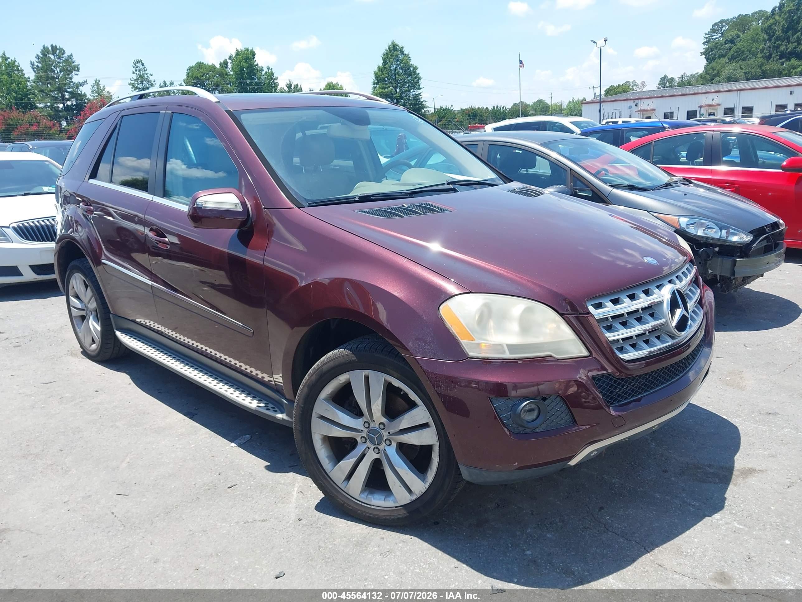 2009 MERCEDES-BENZ ML 350 ML350 4-MATIC