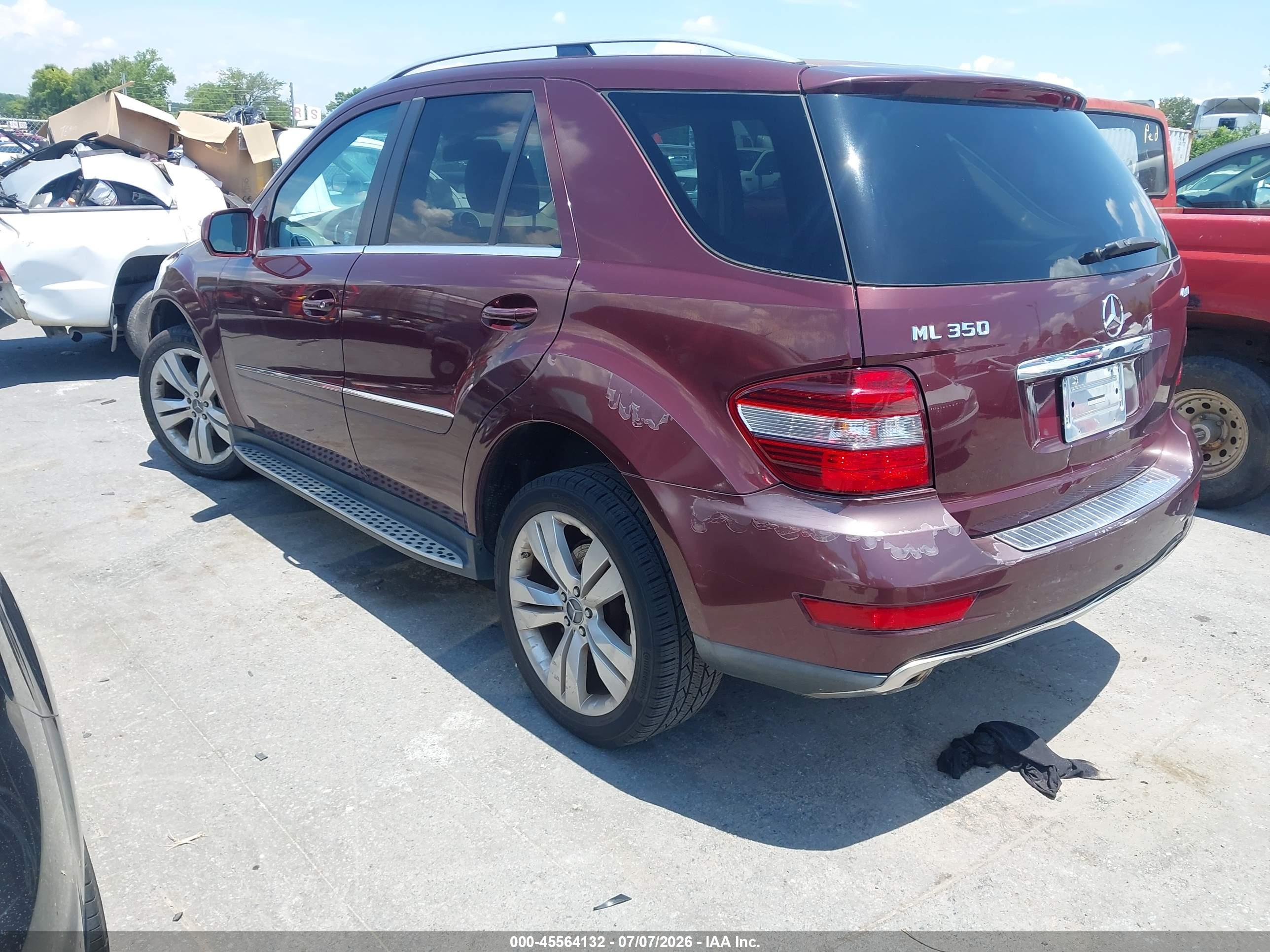 2009 MERCEDES-BENZ ML 350 ML350 4-MATIC