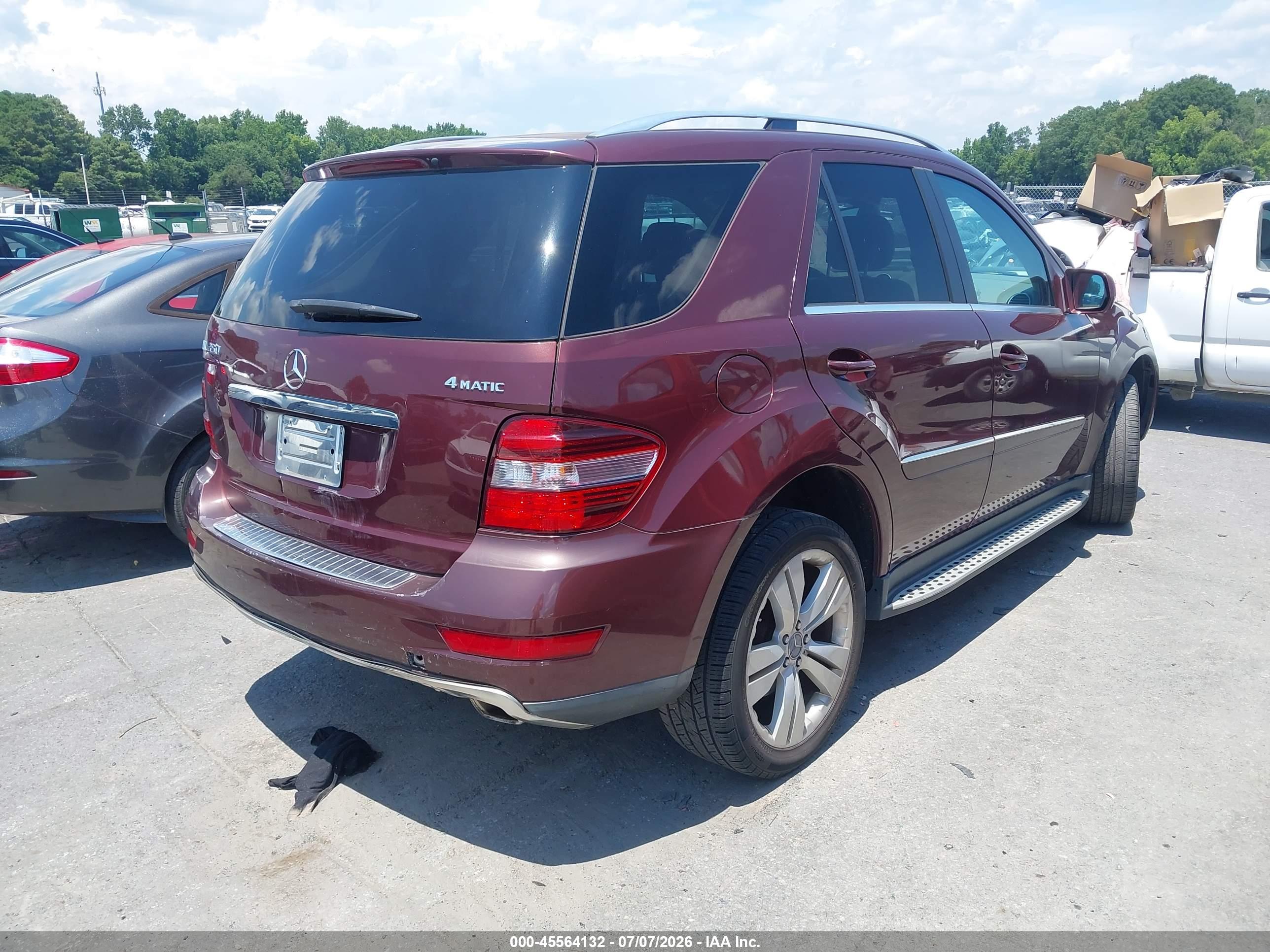 2009 MERCEDES-BENZ ML 350 ML350 4-MATIC