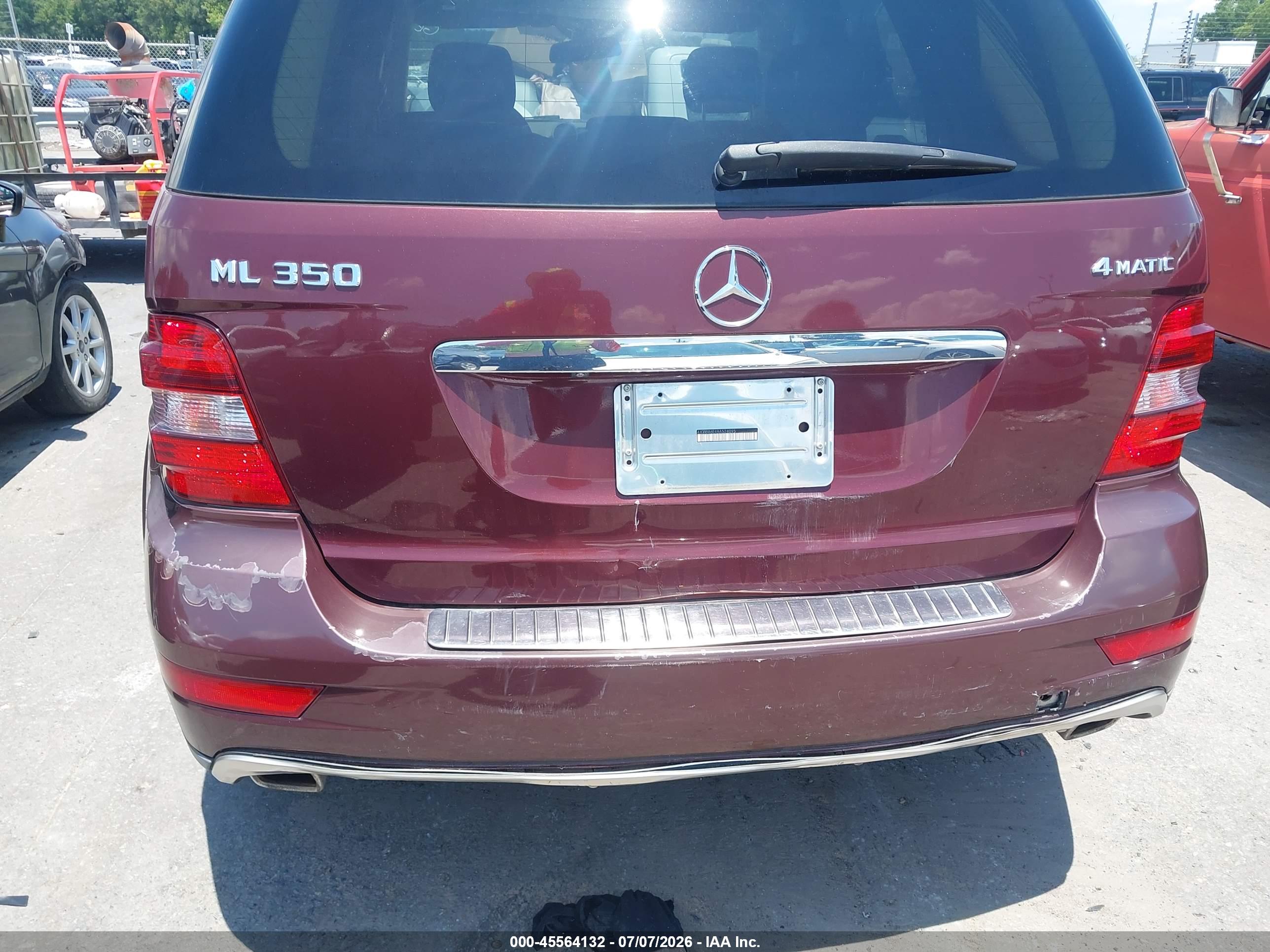 2009 MERCEDES-BENZ ML 350 ML350 4-MATIC