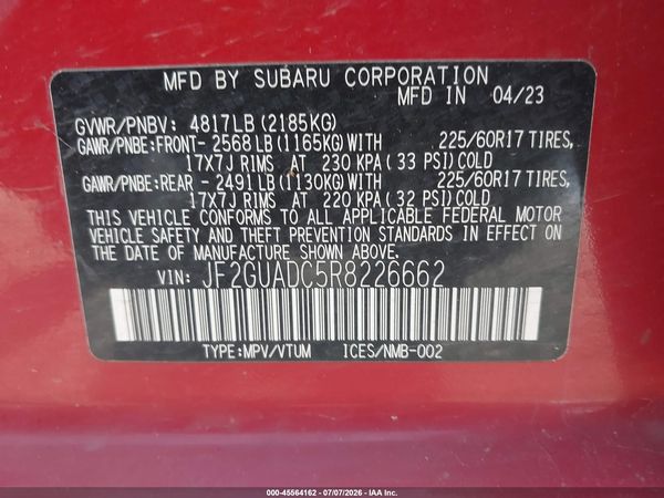 2024 SUBARU CROSSTREK PREMIUM
