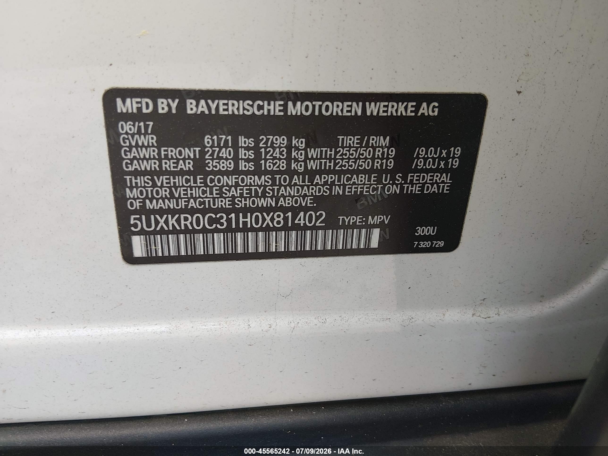 2017 BMW X5 XDRIVE35I