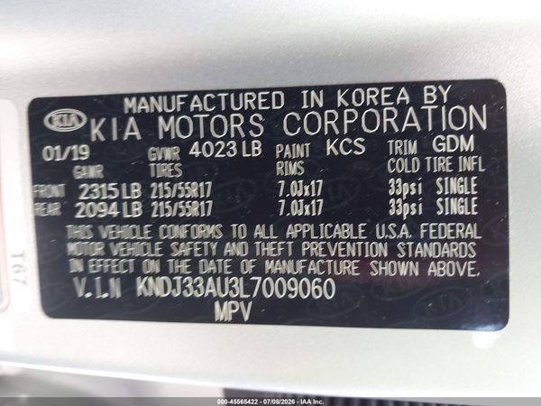 2020 KIA SOUL EX