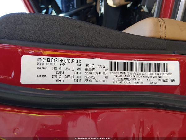 2014 DODGE DURANGO CITADEL