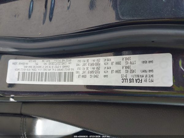 2015 DODGE DURANGO LIMITED