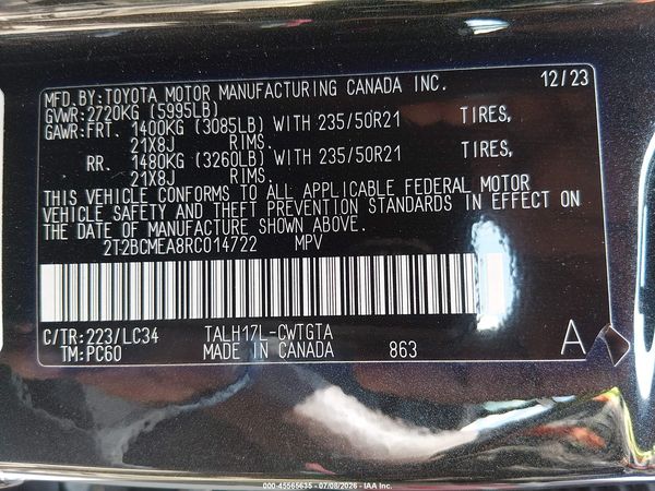 2024 LEXUS RX 500H F SPORT PERFORMANCE