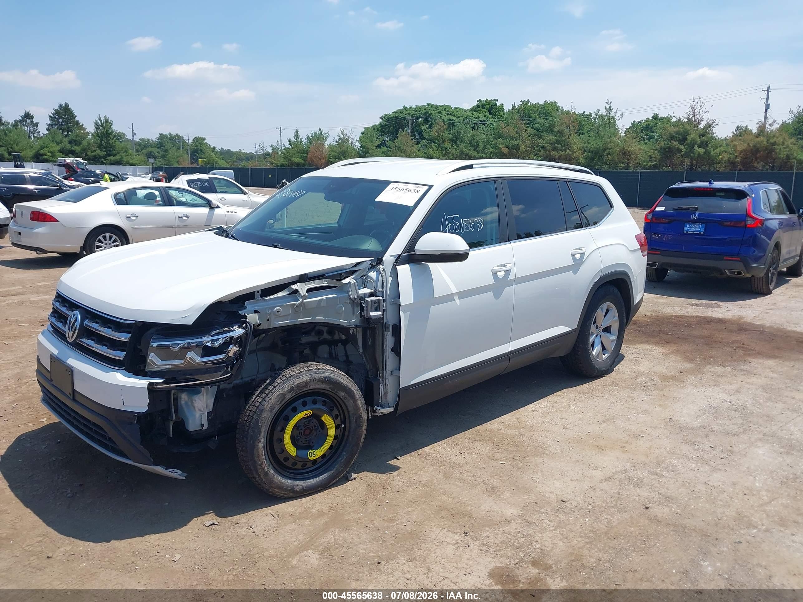 2018 VOLKSWAGEN ATLAS 3.6L V6 SE — I2