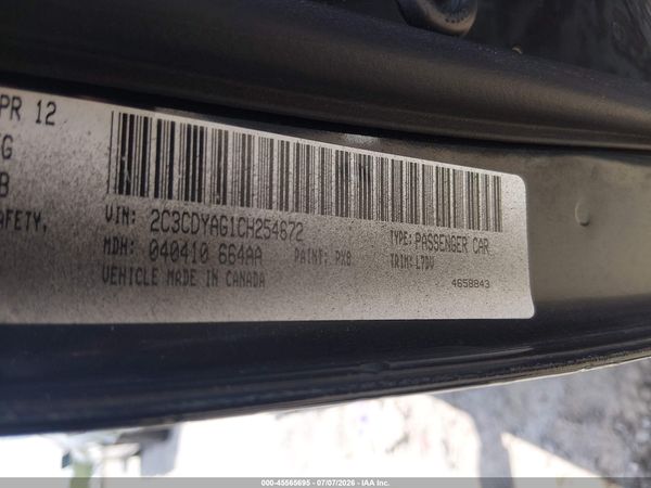 2012 DODGE CHALLENGER SXT