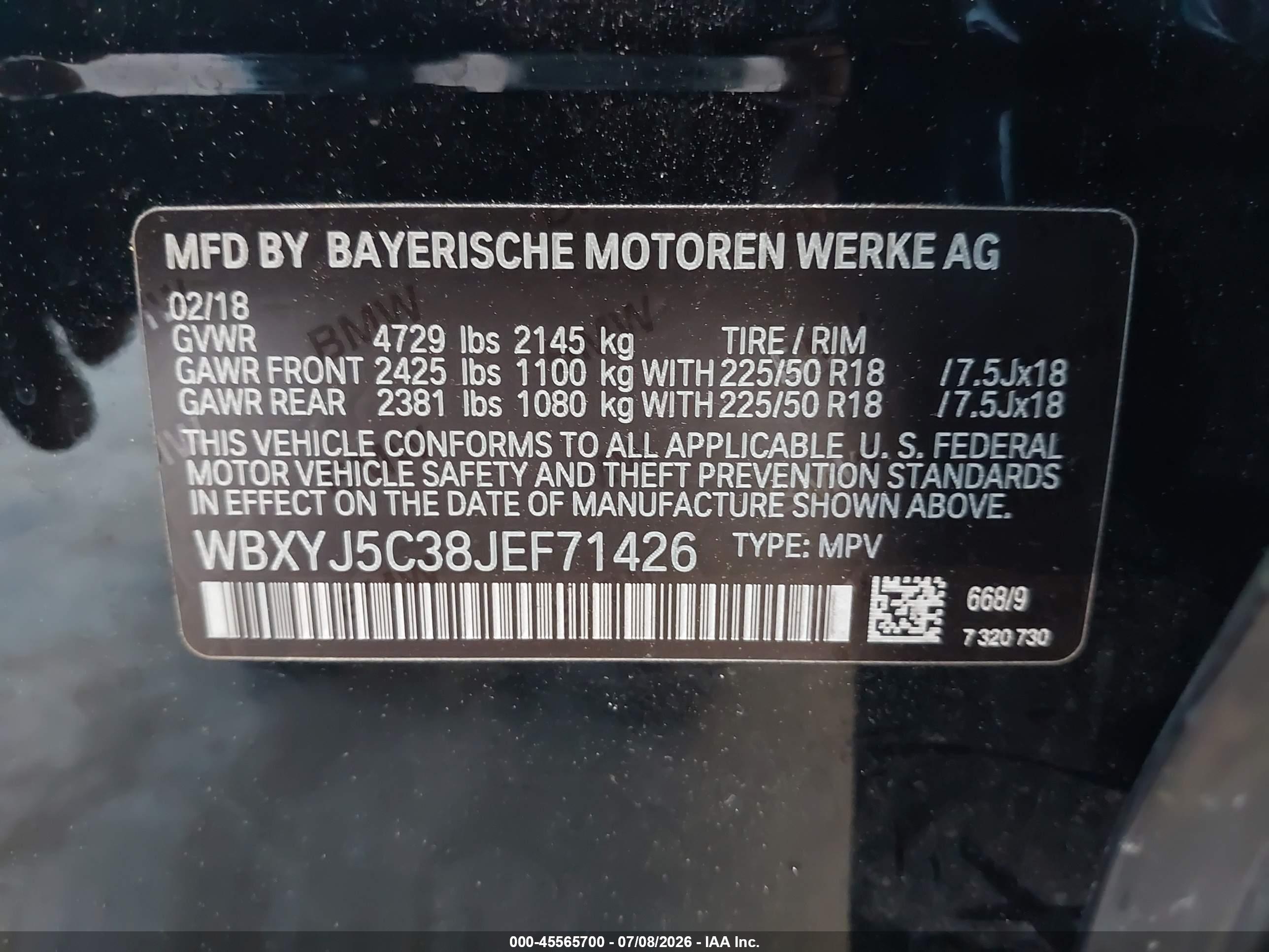 2018 BMW X2 XDRIVE28I