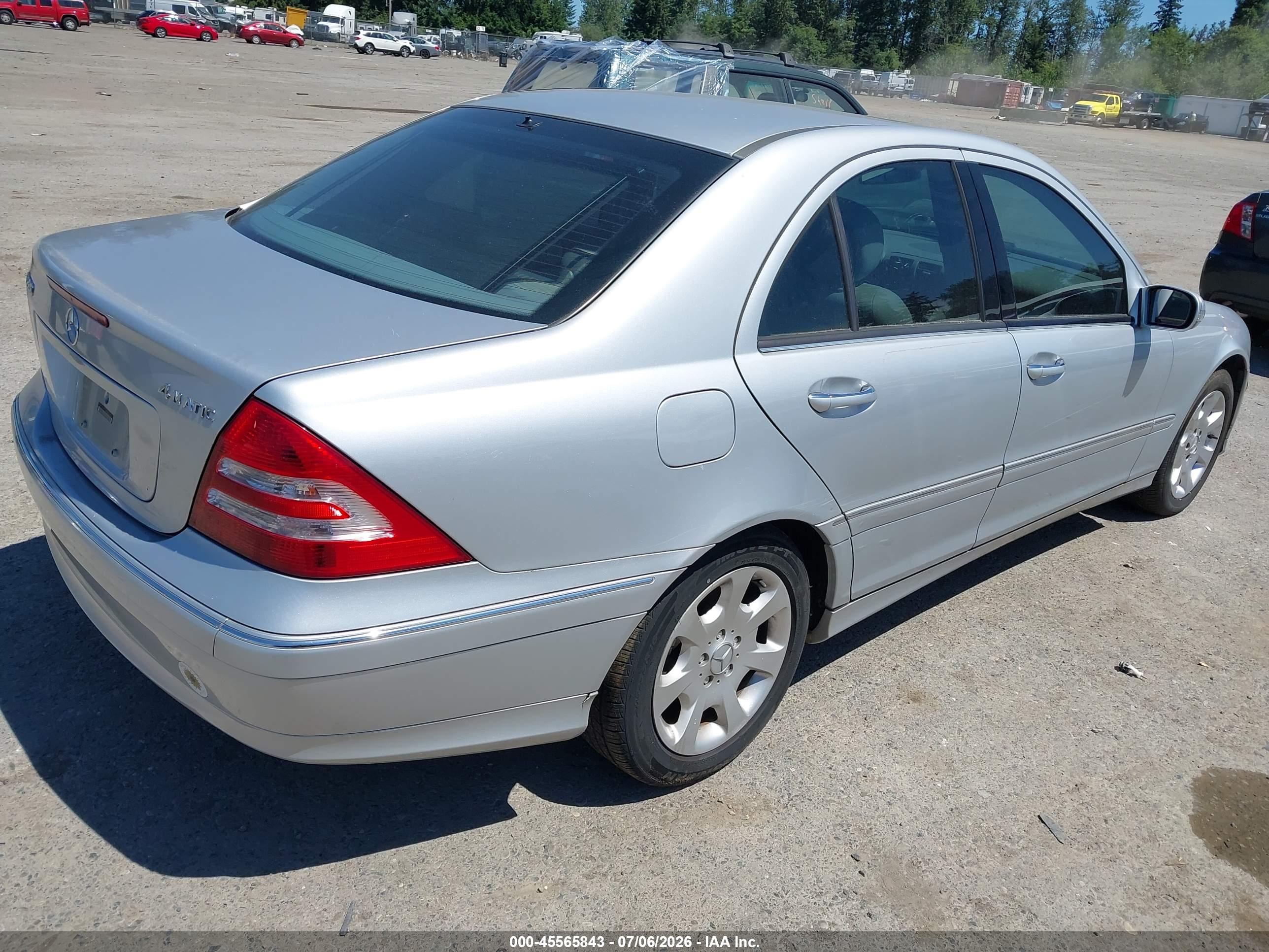 2006 MERCEDES-BENZ C 280 C280 4 MATIC