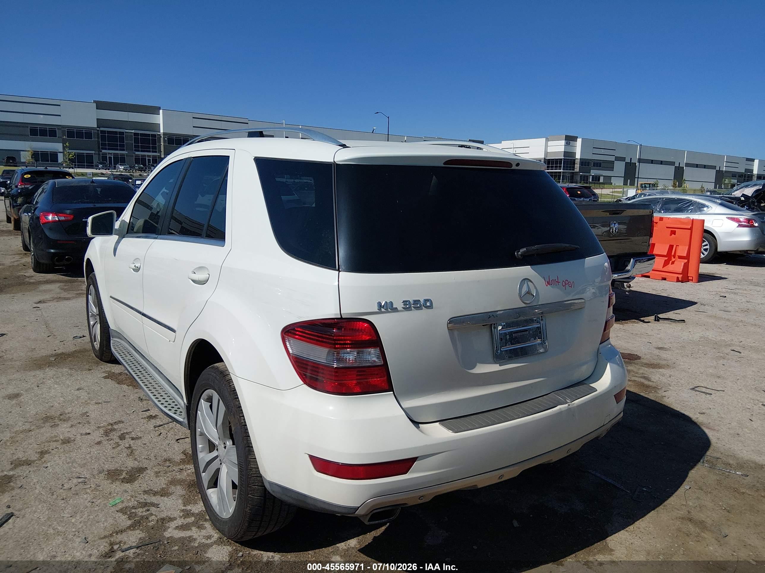2011 MERCEDES-BENZ ML 350 ML350