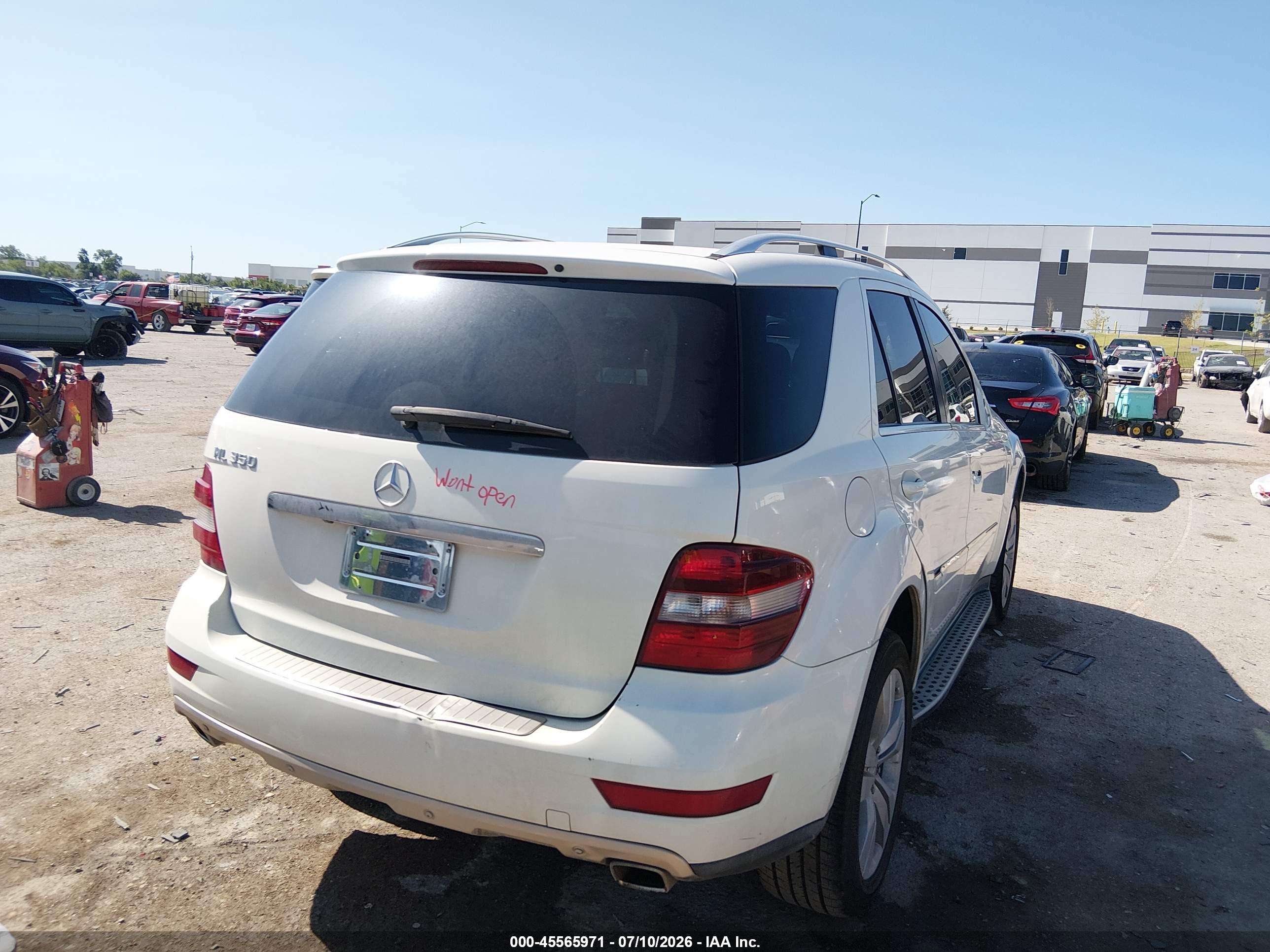 2011 MERCEDES-BENZ ML 350 ML350