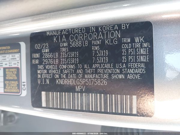 2023 KIA SORENTO HYBRID EX