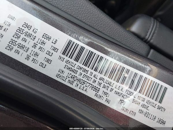 2015 DODGE DURANGO SXT