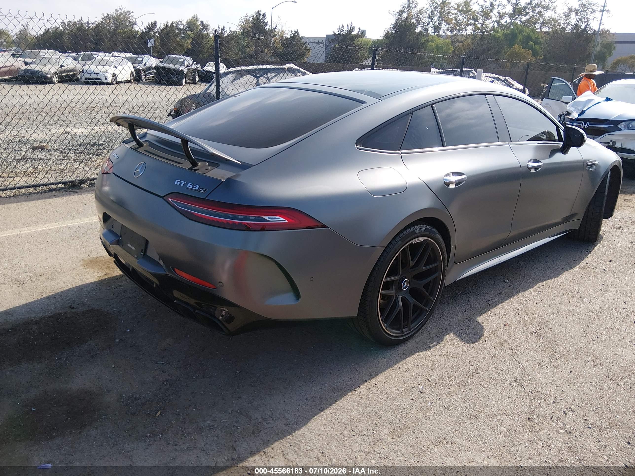 2020 MERCEDES-BENZ AMG GT 63 4-DOOR COUPE S