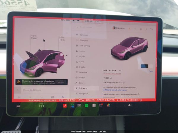 2022 TESLA MODEL Y