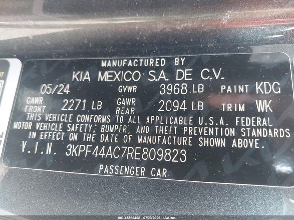 2024 KIA FORTE GT