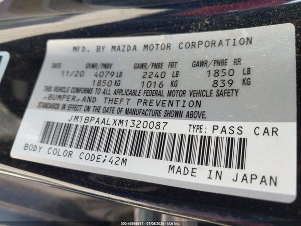 2021 MAZDA MAZDA3 2.5 S