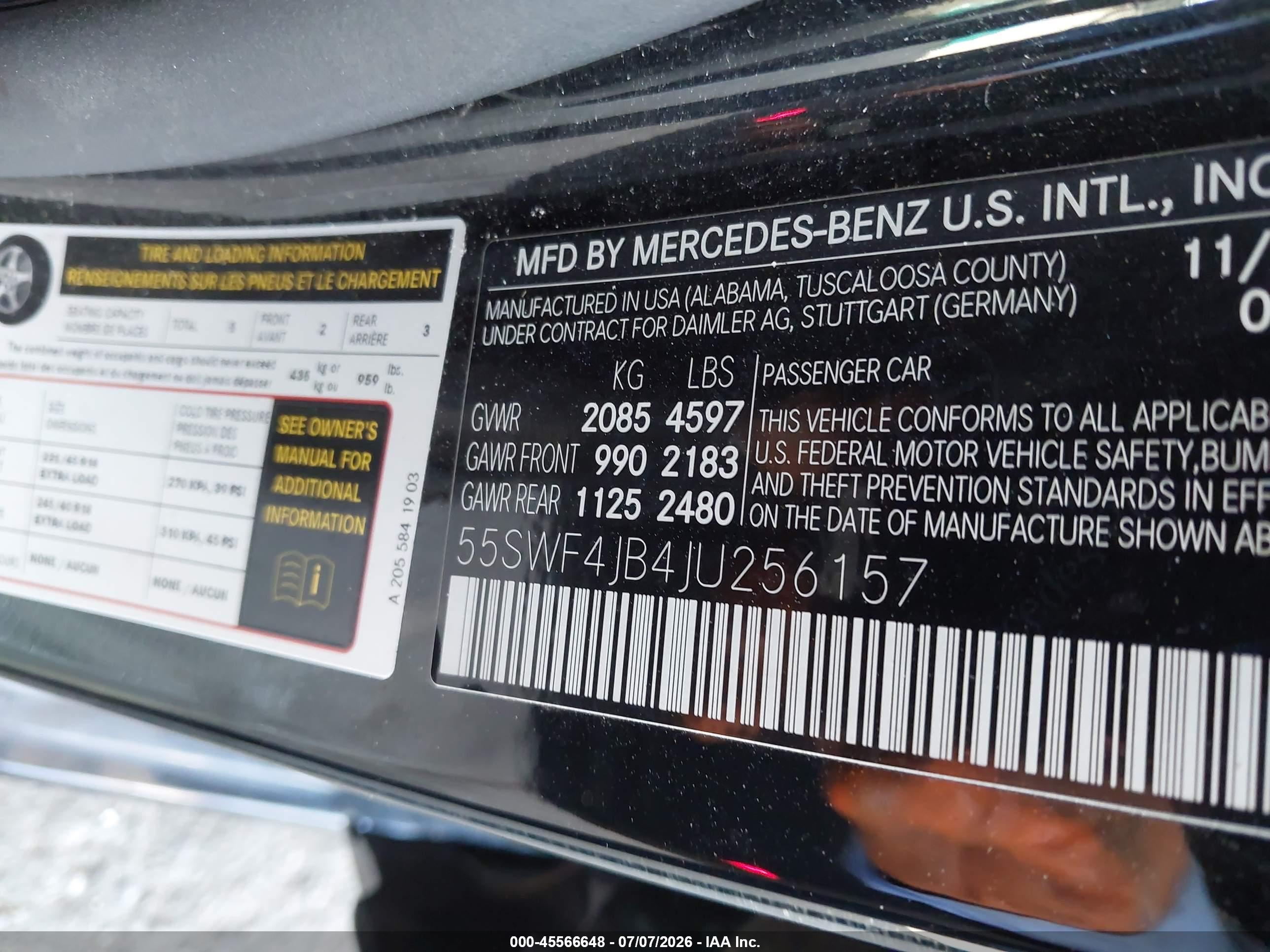 2018 MERCEDES-BENZ C 300 C300