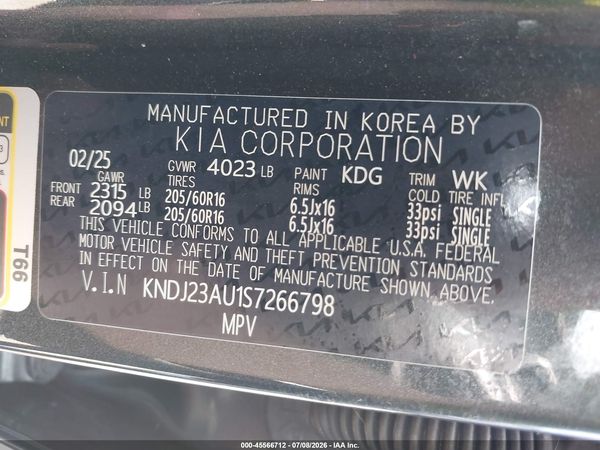 2025 KIA SOUL LX