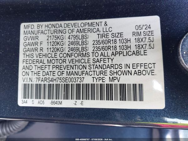 2025 HONDA CR-V EX-L AWD