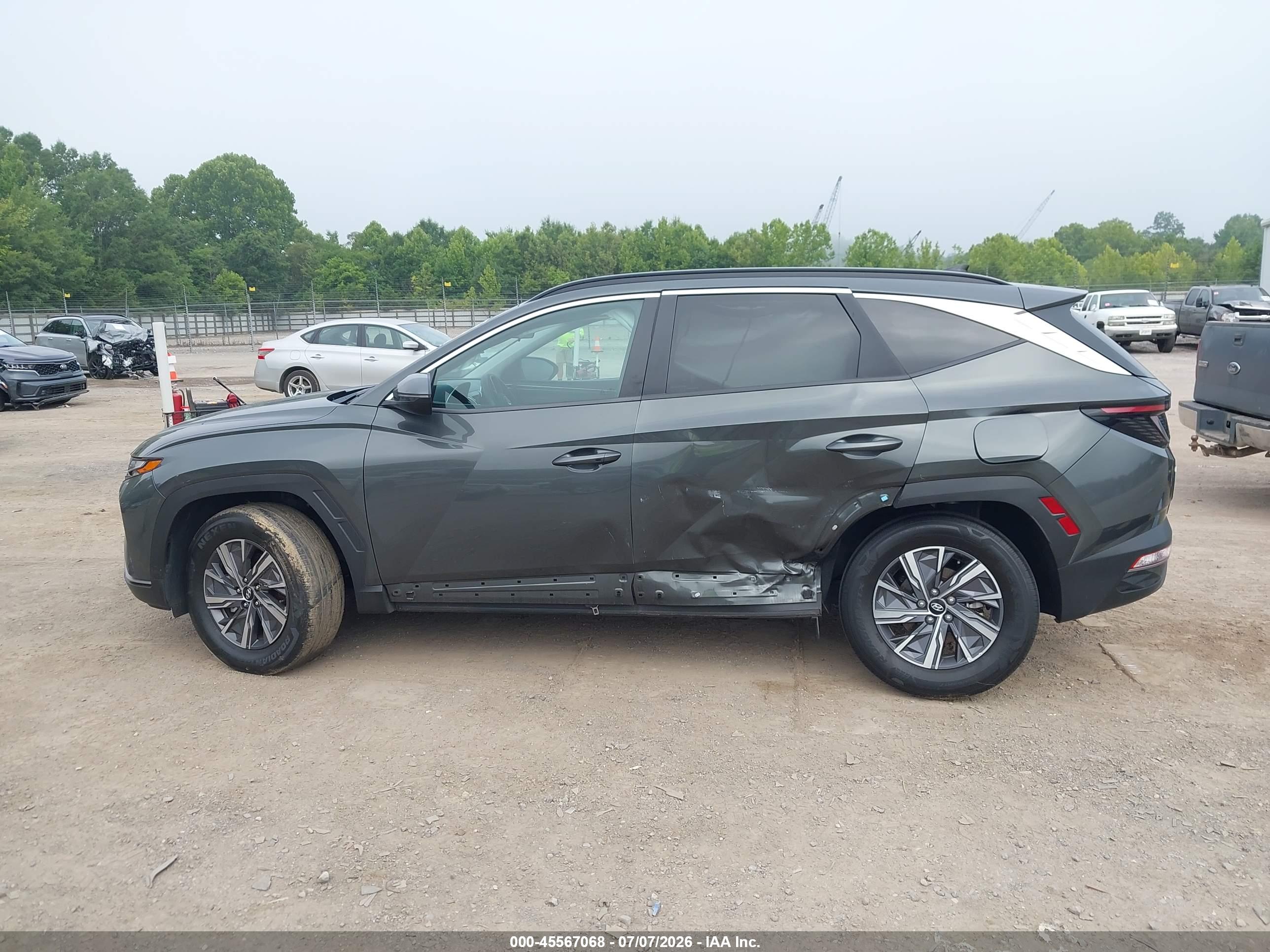 2022 HYUNDAI TUCSON HYBRID BLUE