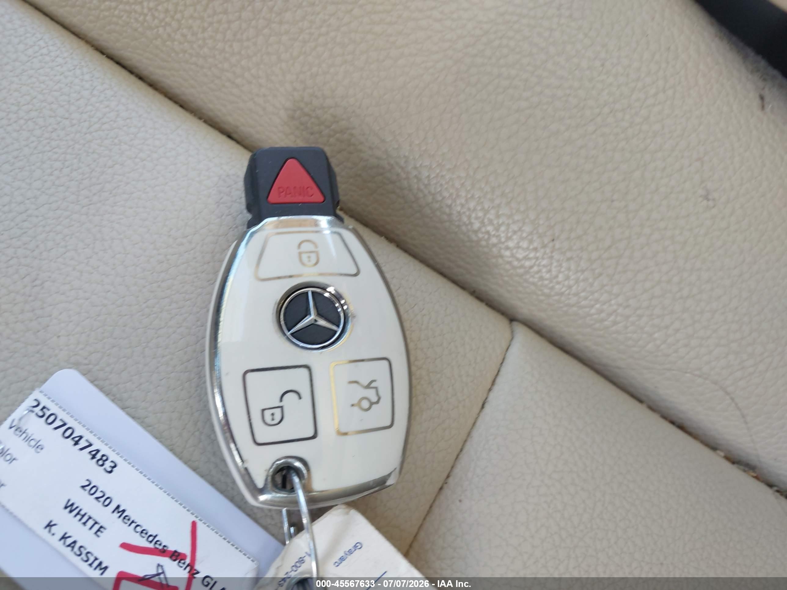 2020 MERCEDES-BENZ GLA 250 4MATIC