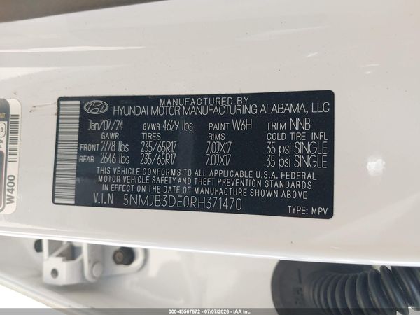 2024 HYUNDAI TUCSON SEL