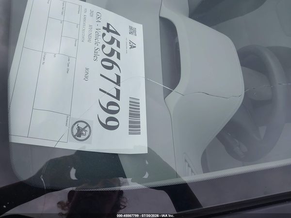 2020 HYUNDAI IONIQ HYBRID BLUE