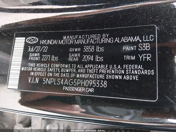 2023 HYUNDAI ELANTRA SEL