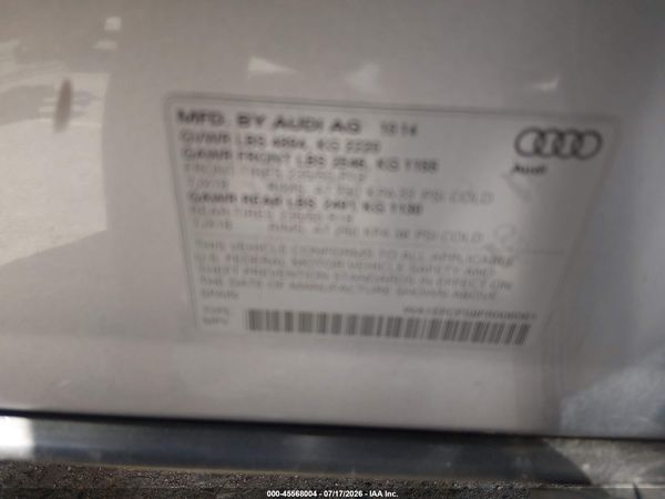 2015 AUDI Q3 2.0T PREMIUM PLUS