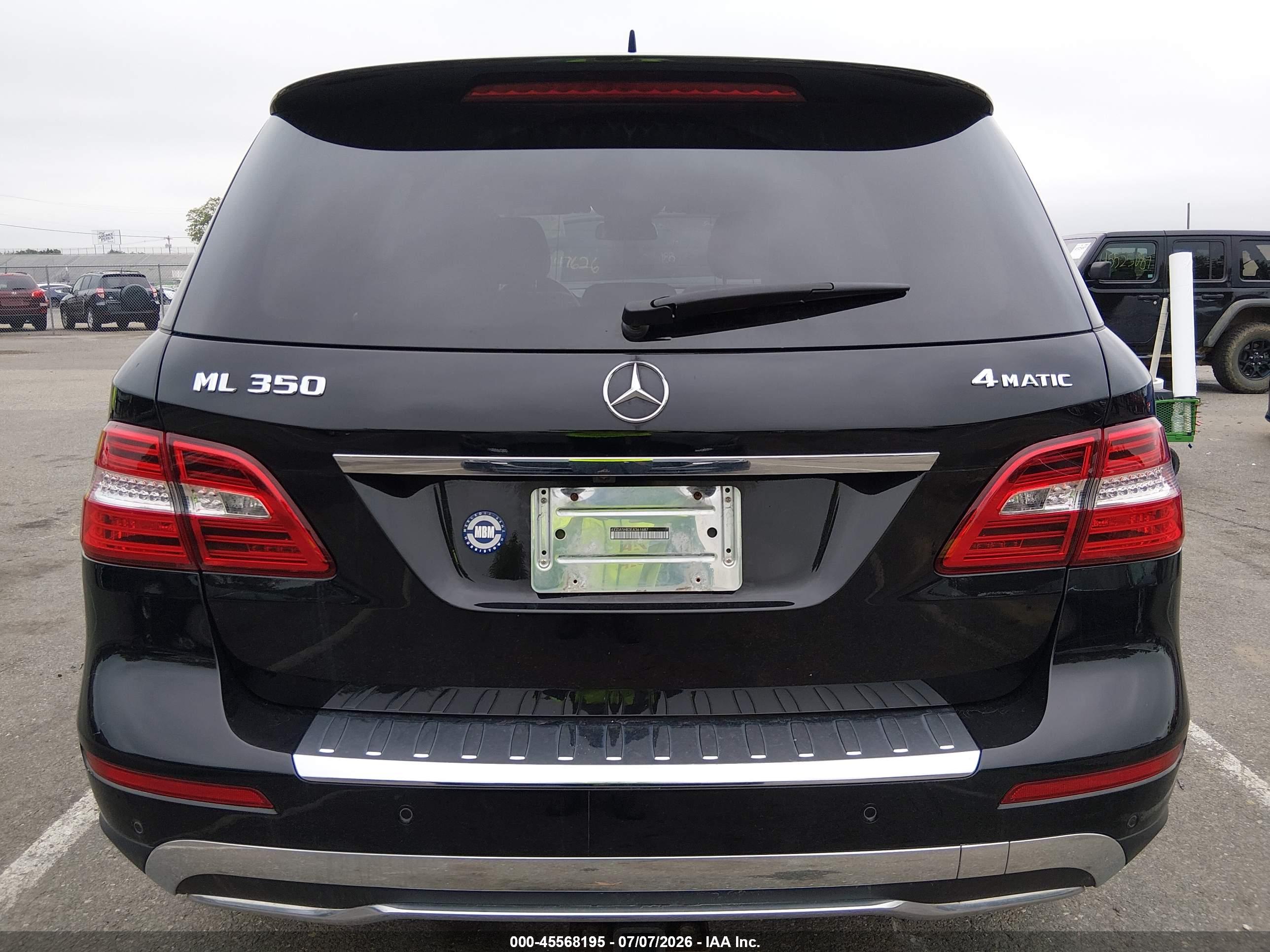 2014 MERCEDES-BENZ ML 350 4MATIC
