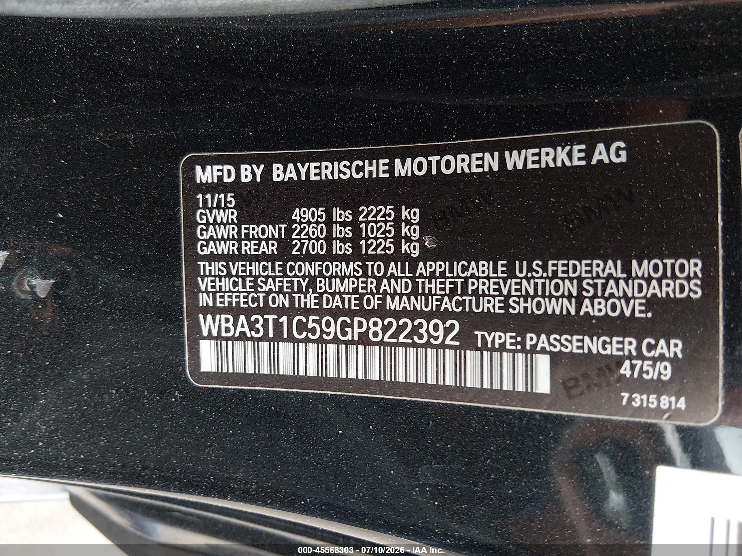 2016 BMW 428I XDRIVE
