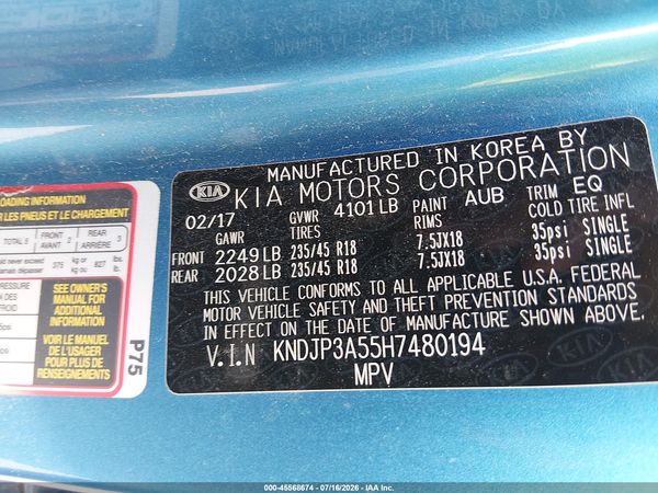 2017 KIA SOUL +