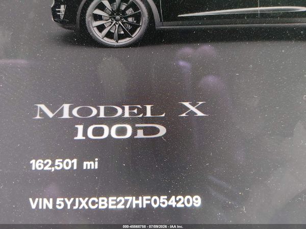 2017 TESLA MODEL X 100D/75D/90D