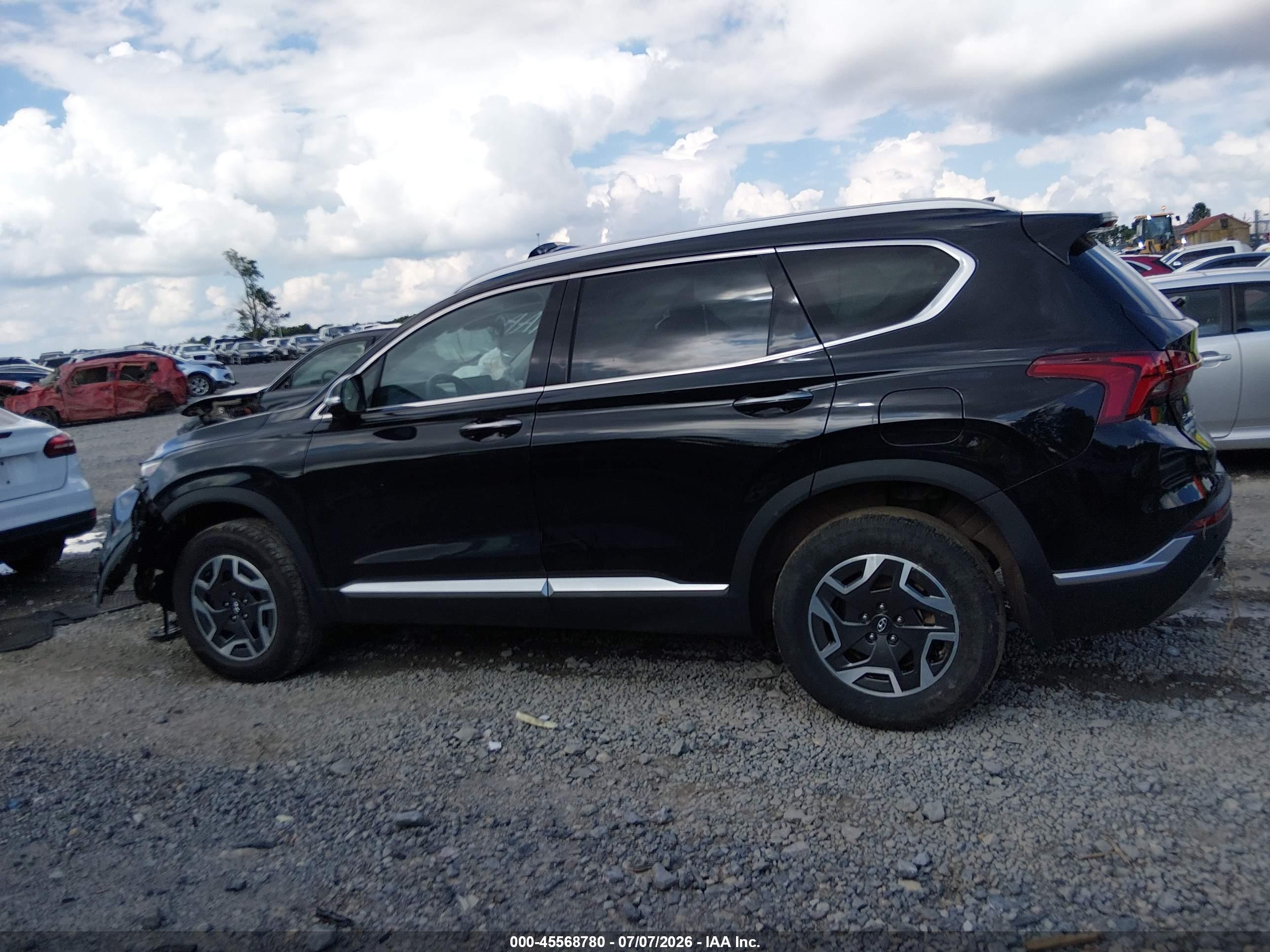 2022 HYUNDAI SANTA FE HYBRID BLUE