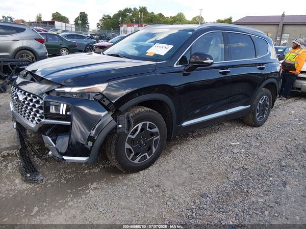 2022 HYUNDAI SANTA FE HYBRID BLUE