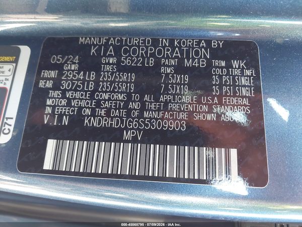 2025 KIA SORENTO HYBRID EX