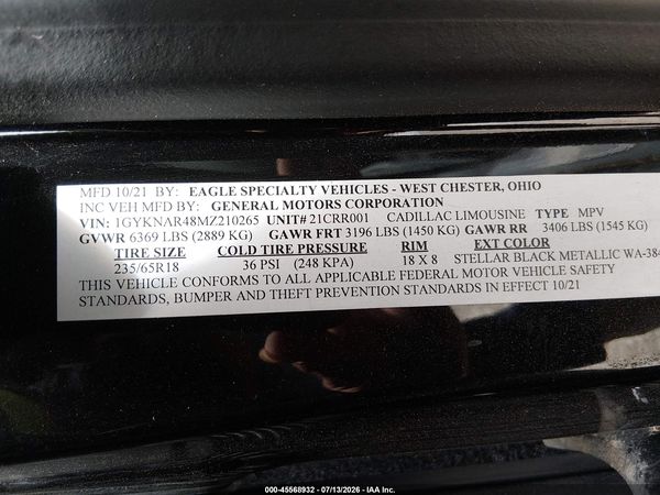 2021 CADILLAC XT5 FWD LUXURY