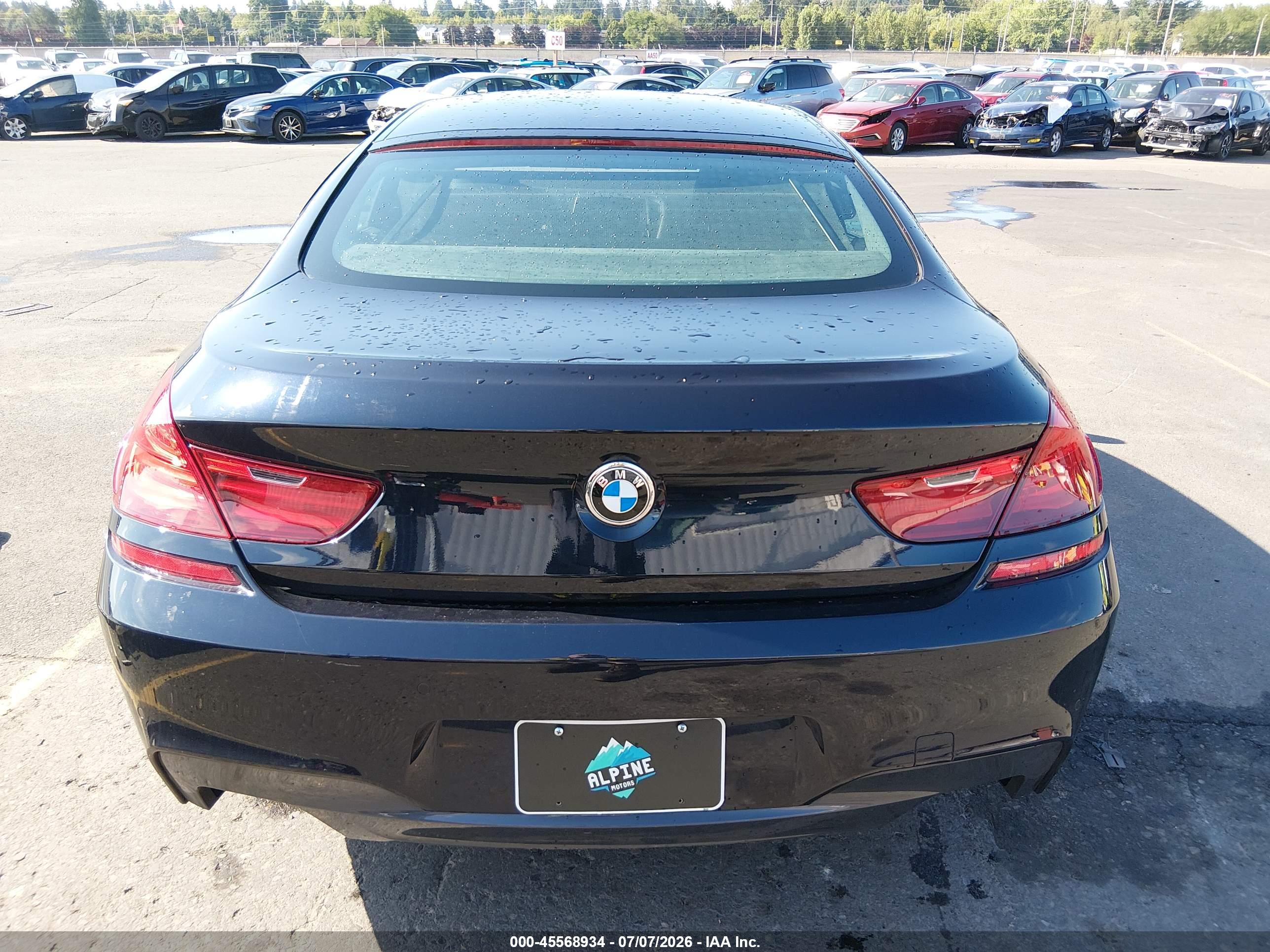 2015 BMW 650I GRAN COUPE
