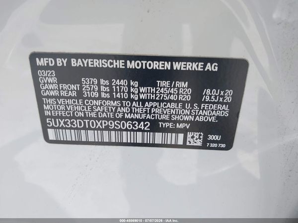2023 BMW X4 XDRIVE30I