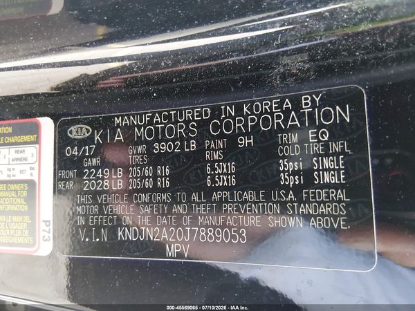 2018 KIA SOUL Base