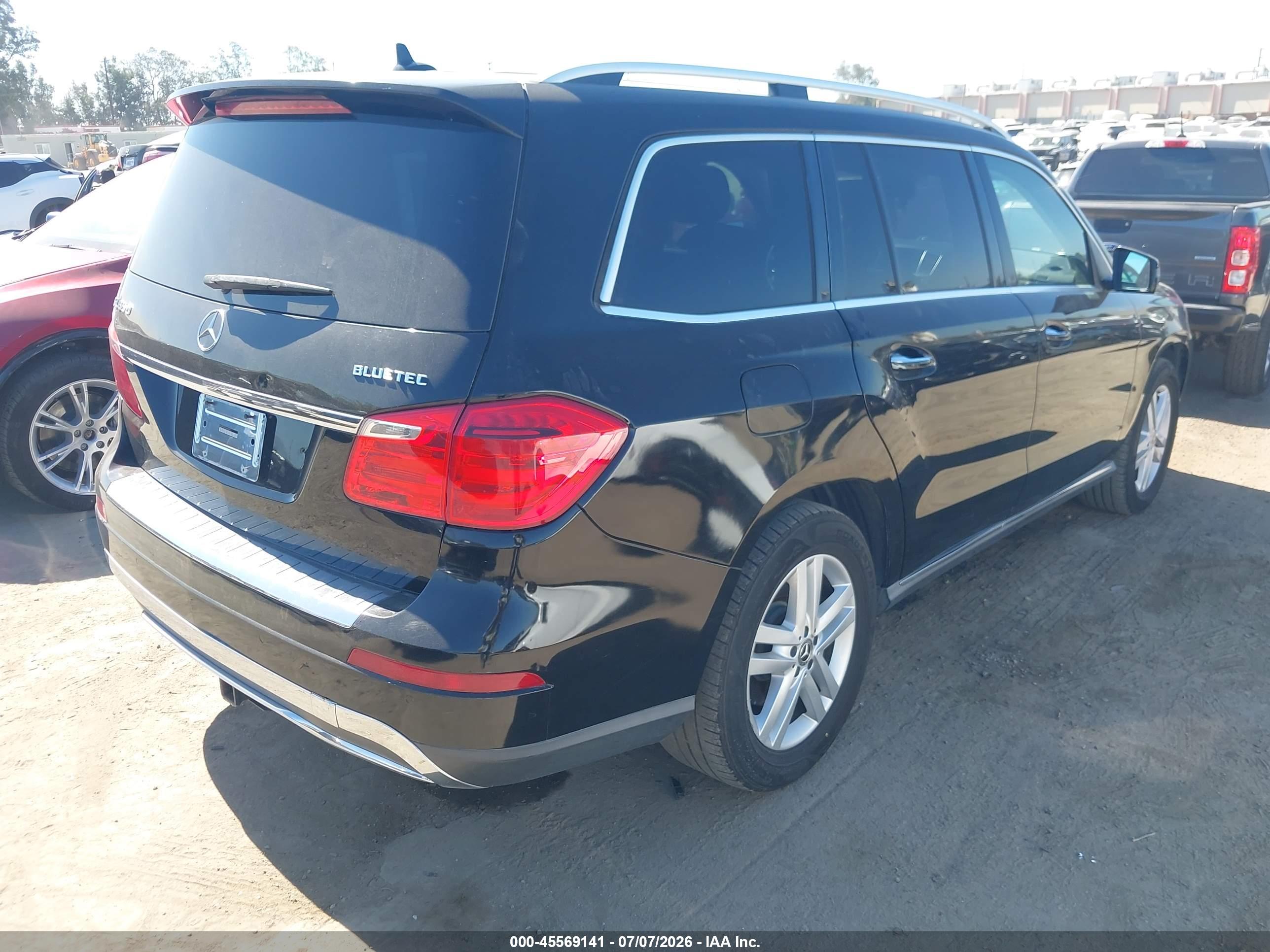 2015 MERCEDES-BENZ GL 350 BLUETEC GL350 BLUETEC 4MATIC