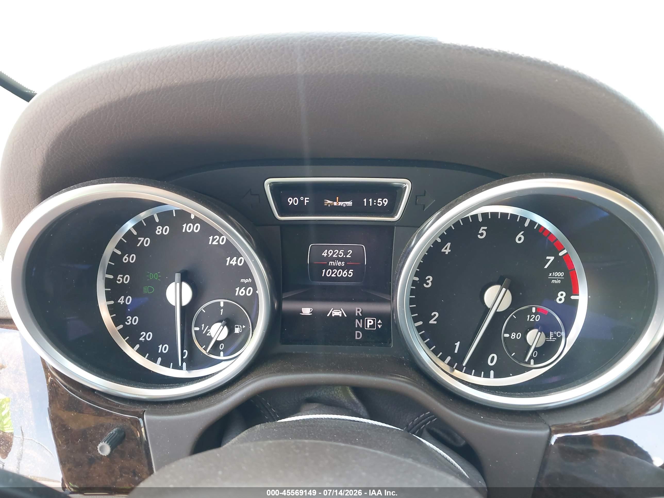 2013 MERCEDES-BENZ ML 350 4MATIC