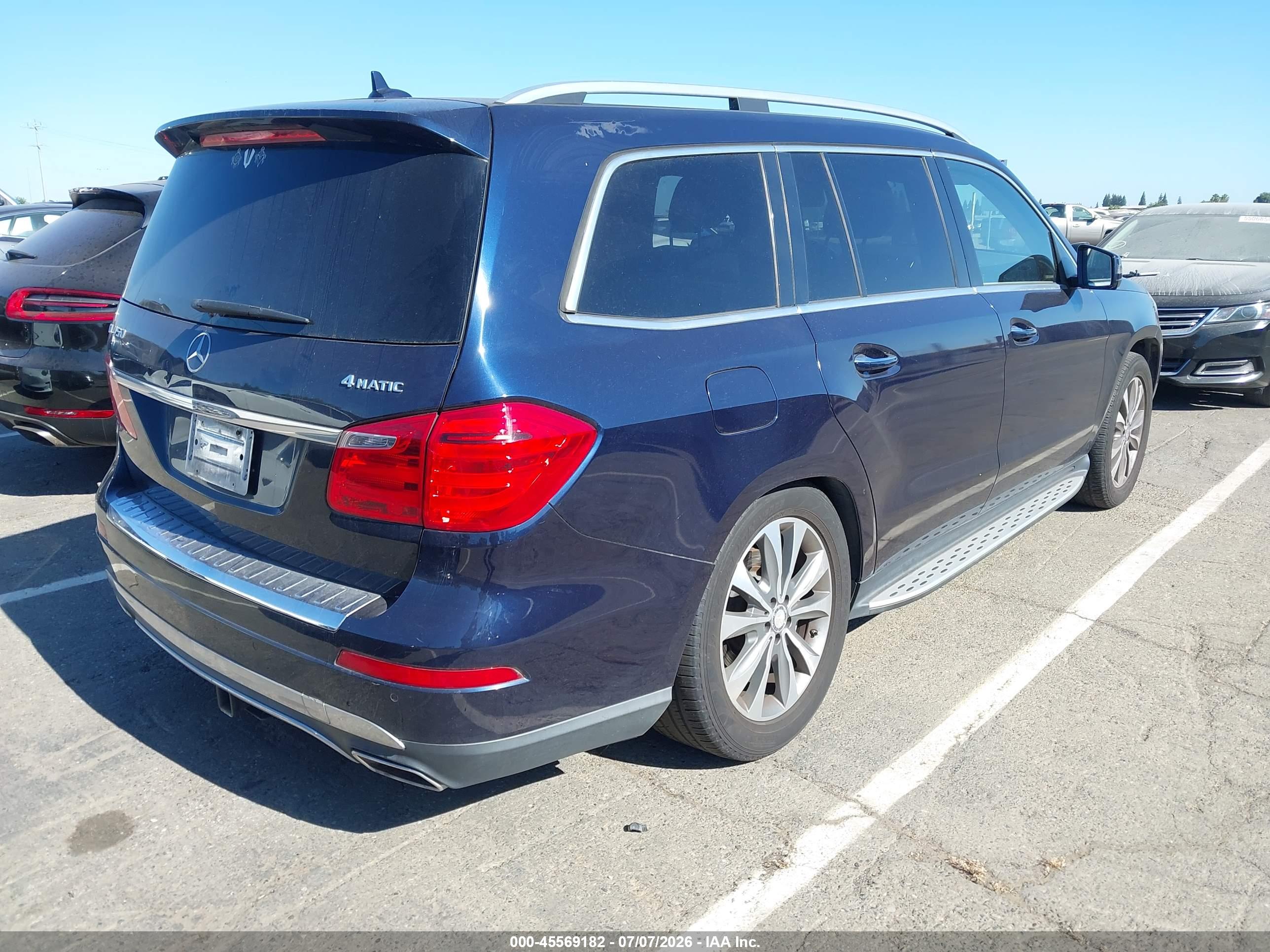 2014 MERCEDES-BENZ GL 450 4MATIC