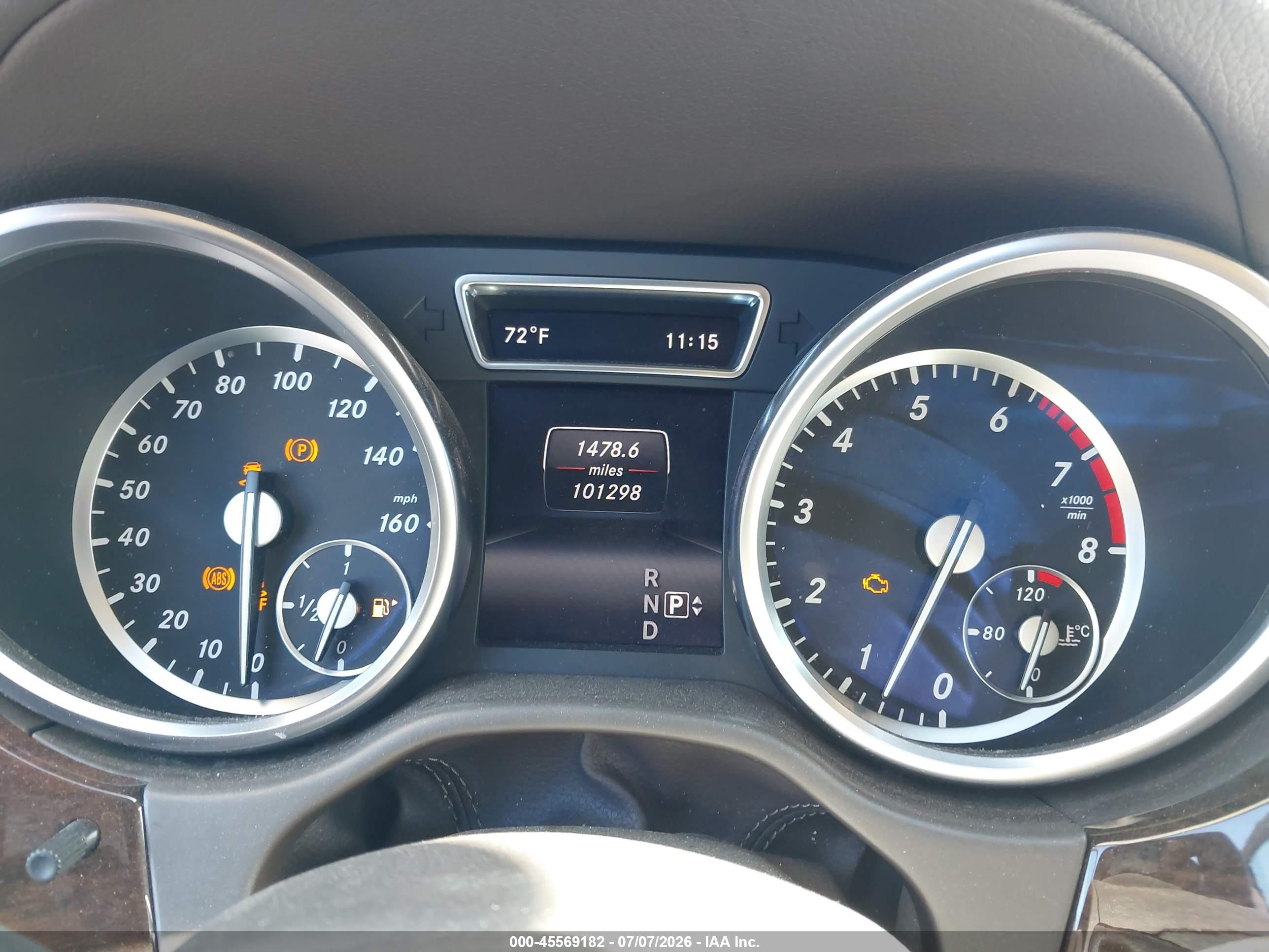 2014 MERCEDES-BENZ GL 450 4MATIC