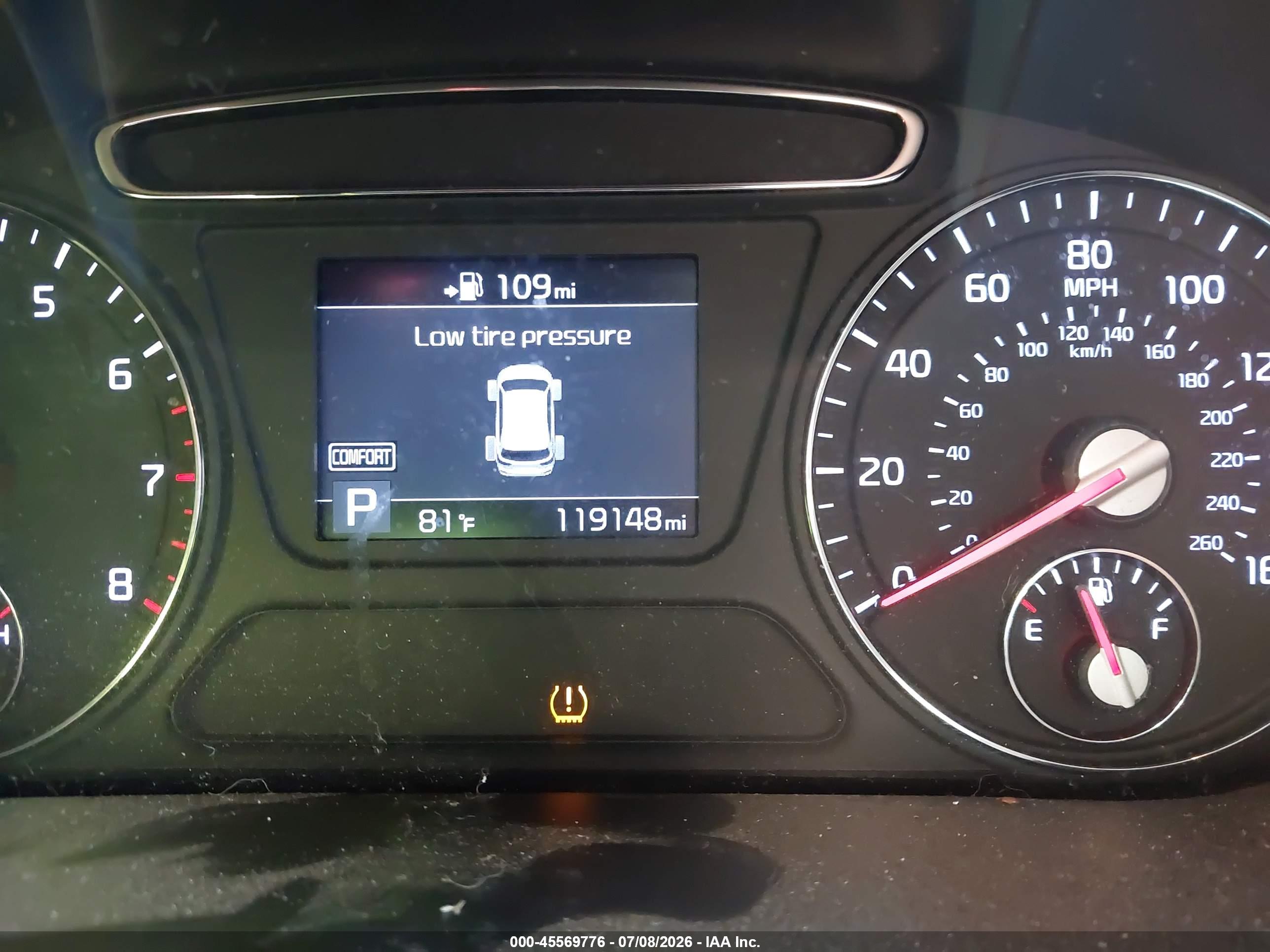 2019 KIA SORENTO 2.4L L