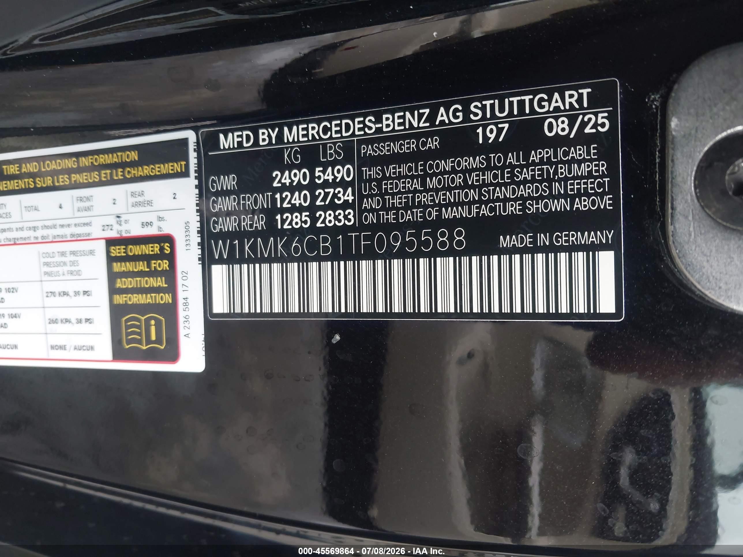 2026 MERCEDES-BENZ AMG CLE 53 AMG CLE53 4MATIC