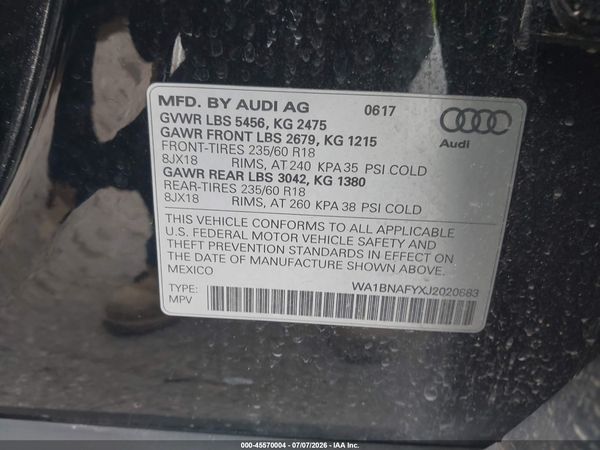 2018 AUDI Q5
