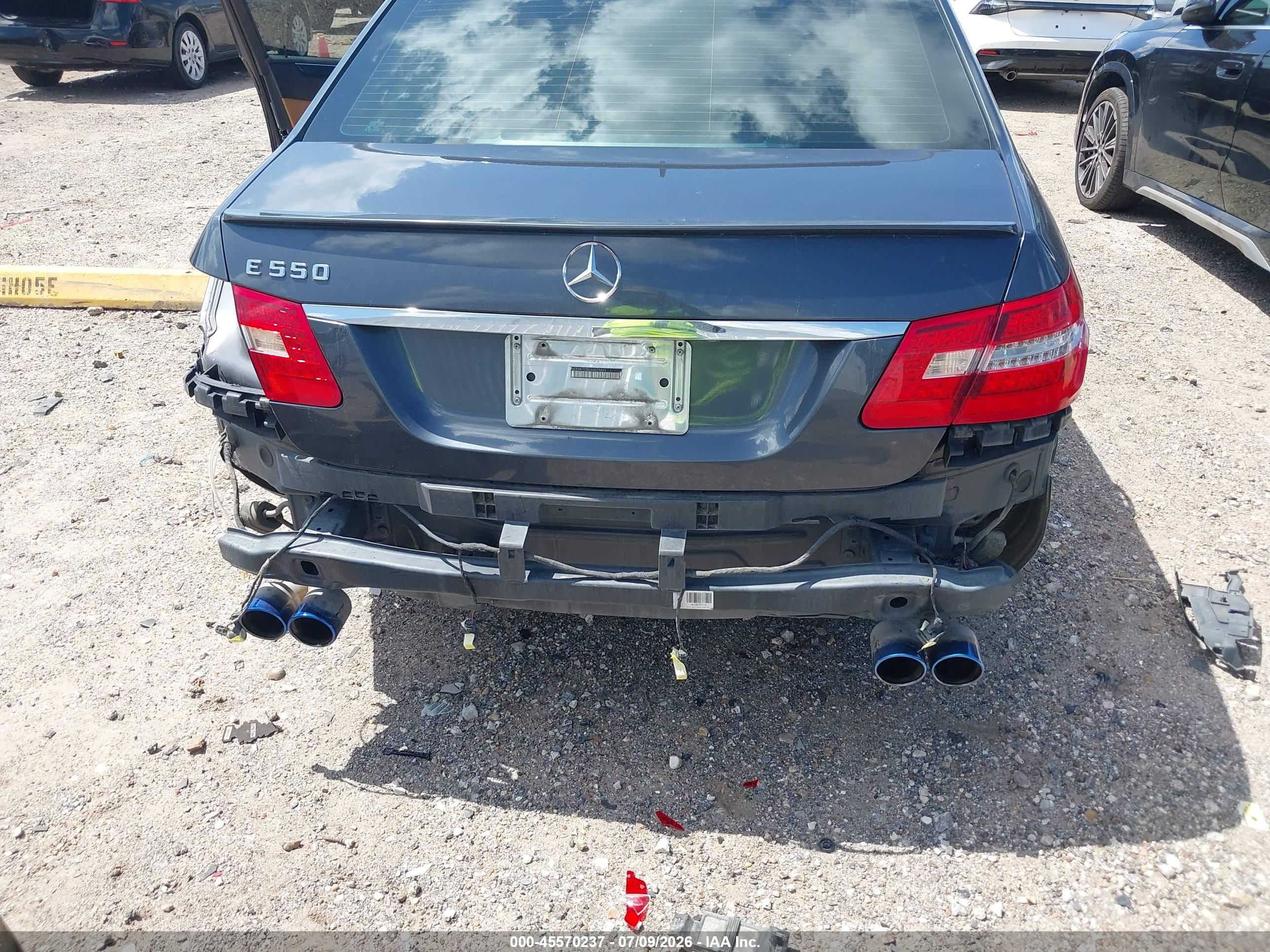 2010 MERCEDES-BENZ E 550 E550